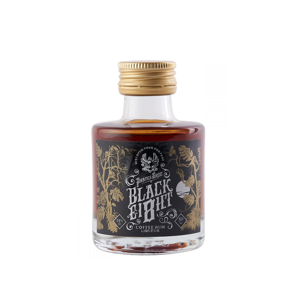 Pirate’s Grog Black Ei8ht Rum Liqueur 5cl Miniature