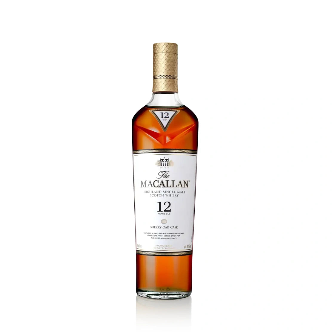 Macallan 12yo Sherry Cask 40% (2 bottles)