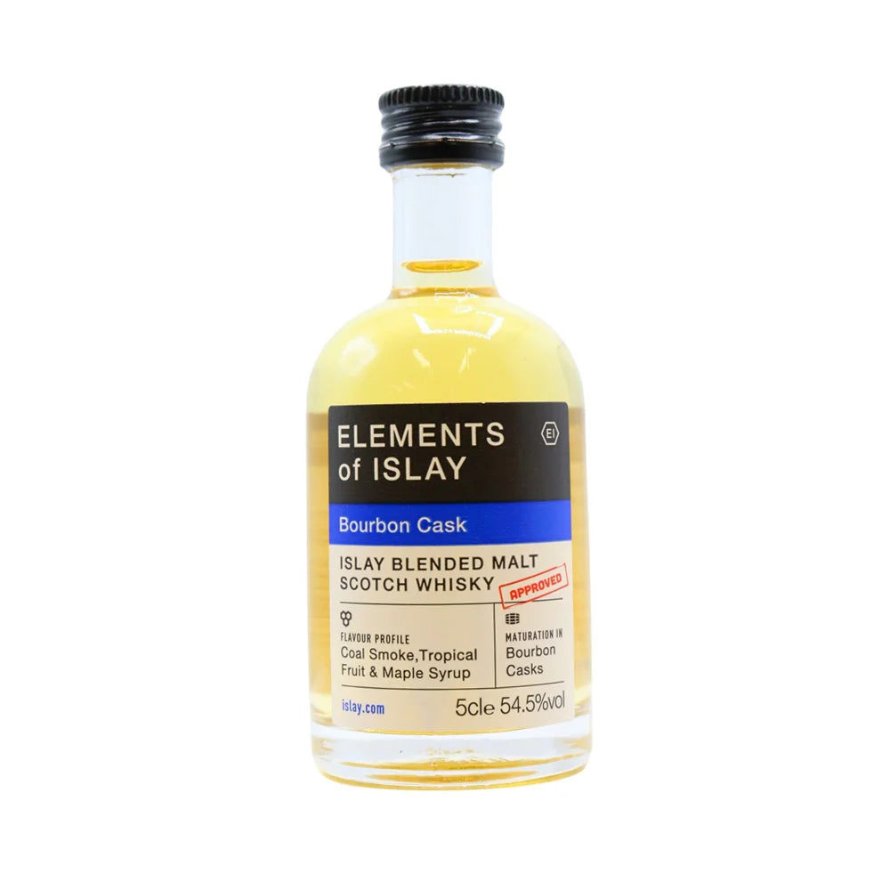 Elements of Islay Bourbon Cask 54.5% 5cl Miniature