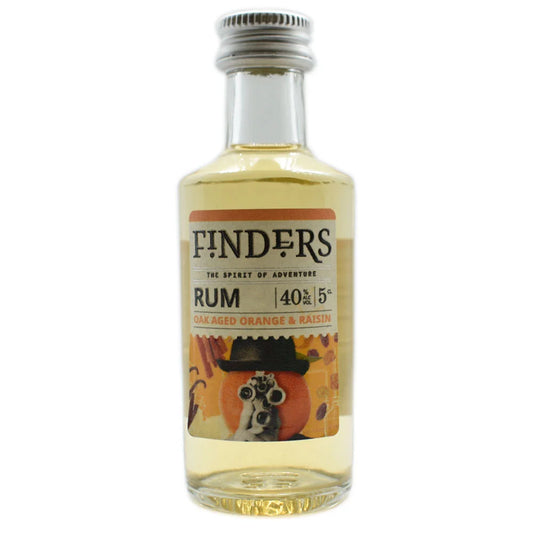 Finders Oak Aged Orange & Raisin Golden Rum 5cl Miniature