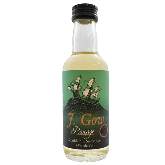 J. Gow Revenge Rum 5cl Miniature