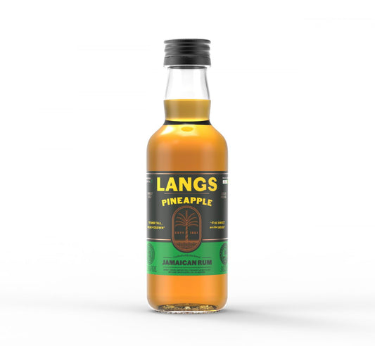 Langs Pineapple Jamaican Rum 5cl Miniature