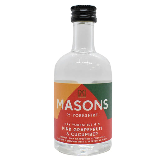 Masons Grapefruit & Cucumber Gin 5cl Miniature