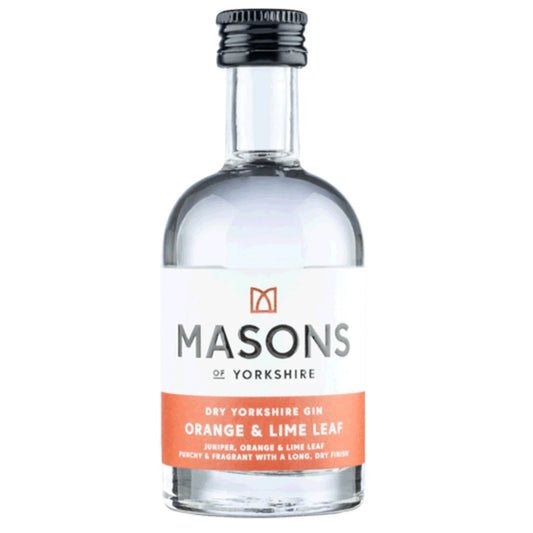 Masons Orange & Lime Leaf Gin 5cl Miniature