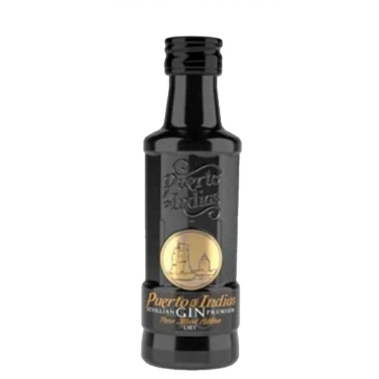 Puerto de Indias Dry Gin Pure Black Edition 5cl Miniature