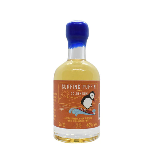 Surfing Puffin Golden Rum 5cl Miniature
