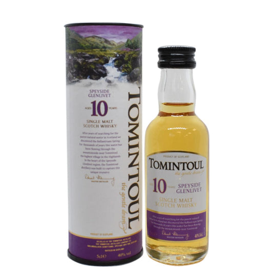 Tomintoul 10 Year Old Single Malt 5cl Miniature