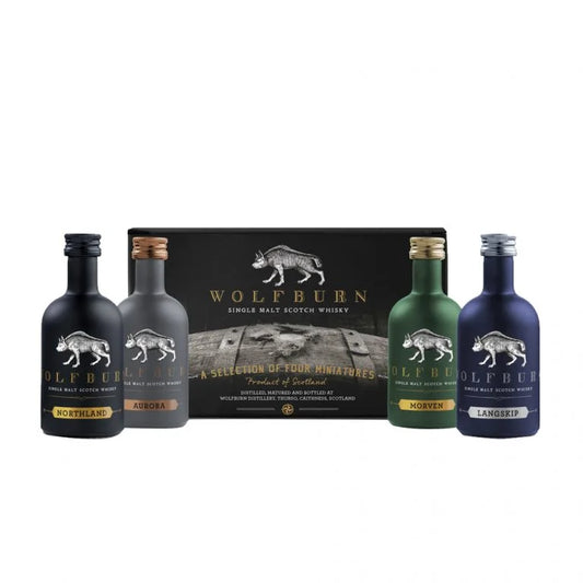 Wolfburn Miniature Quad Pack 4x5cl