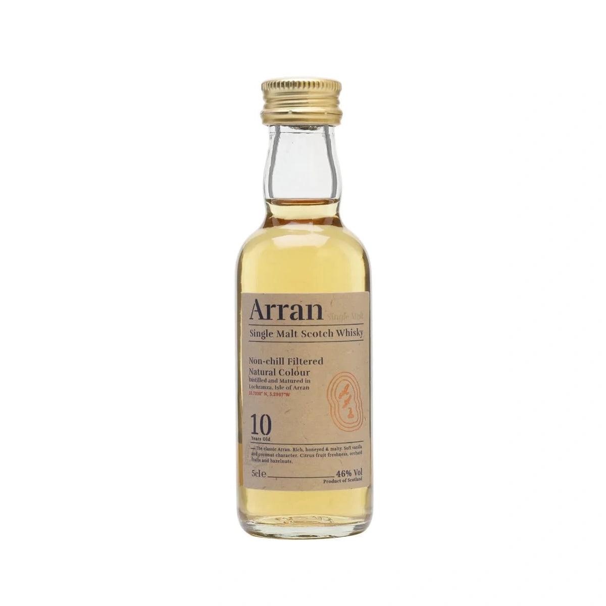 Arran 10 yr Single Malt 5cl Miniature