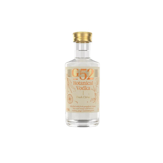 G52 Fresh Citrus Botanical Vodka 5cl