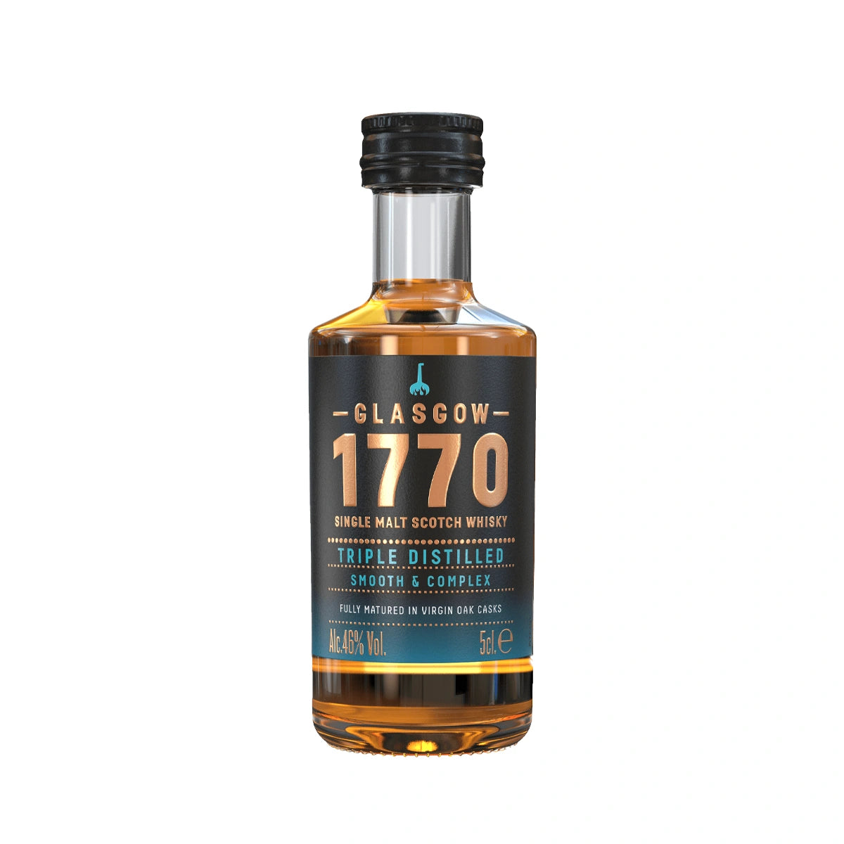 Glasgow 1770 Triple Distilled Single Malt 5cl Miniature