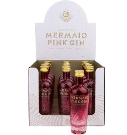 Mermaid Pink Gin 5cl Miniature